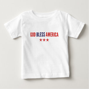 Gott segne Amerika Baby T-shirt