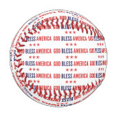 Gott segne Amerika Baseball (Vorderseite Links)