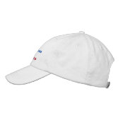 Gott segne Amerika Bestickte Baseballkappe (Links)