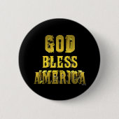 Gott segne Amerika Button (Vorderseite)