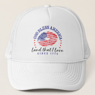 Gott segne Amerika - Cap Truckerkappe