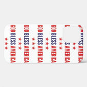 Gott segne Amerika Case-Mate iPhone Hülle (Rückseite (Horizontal))