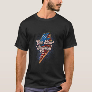 Gott segne Amerika Christliche religiöse amerikani T-Shirt