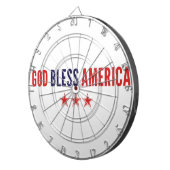 Gott segne Amerika Dartscheibe (Vorderseite rechts)