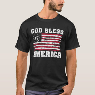 Gott segne Amerika - die USA Trump T-Shirt