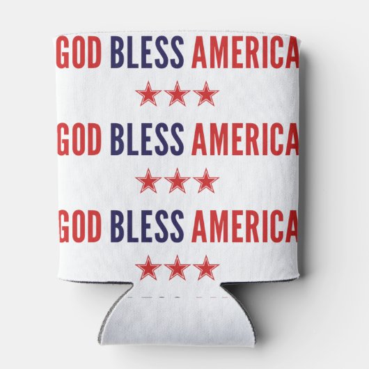 Gott segne Amerika Dosenkühler (Rückseite)