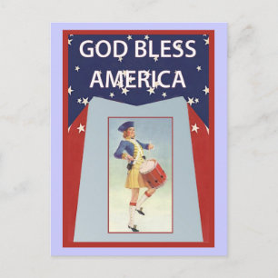 Gott segne Amerika, Drummer girl Postkarte
