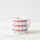 Gott segne Amerika Espressotasse (Vorderseite Rechts)
