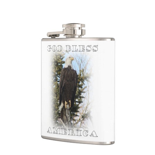 Gott segne Amerika Flachmann (Links)