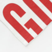 Gott segne Amerika Fleecedecke (Ecke)