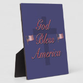 Gott segne Amerika Fotoplatte (Seite)