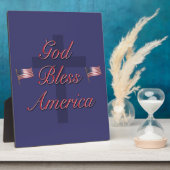 Gott segne Amerika Fotoplatte (Seite)