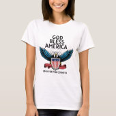 Gott segne Amerika Frauen T-Shirt (Vorderseite)