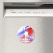 Gott segne Amerika Freiheit Magnet (In Situ (Geschirrspüler))