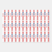 Gott segne Amerika Geschenkpapier Set (Vorderseite 3)