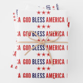 Gott segne Amerika Geschenkpapier Set (Beispiel)