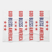 Gott segne Amerika Geschirrtuch (Horizontal)