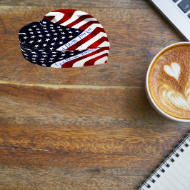 Gott segne Amerika Herz-Shaped Paperweight Briefbeschwerer