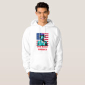 Gott segne Amerika Hoodie (Vorne ganz)