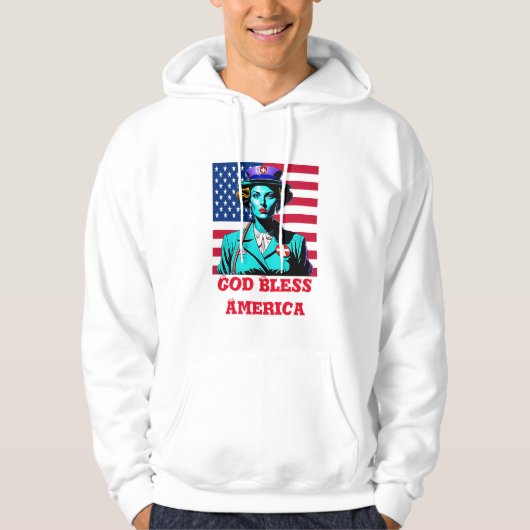Gott segne Amerika Hoodie (Vorderseite)