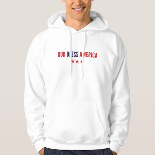 Gott segne Amerika Hoodie (Vorderseite)
