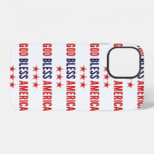 Gott segne Amerika iPhone Hülle (Rückseite (Horizontal))