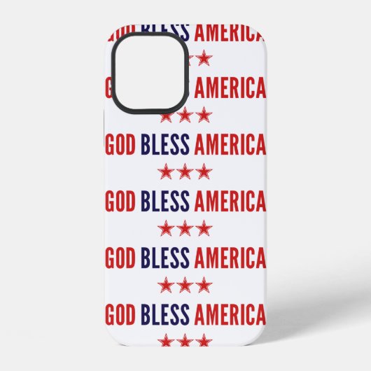 Gott segne Amerika iPhone Hülle (Rückseite)