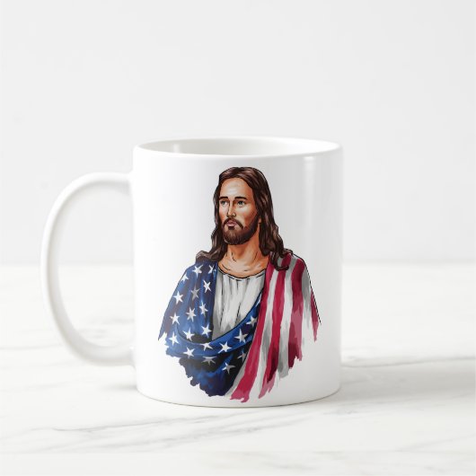 Gott segne Amerika Kaffeetasse (Links)