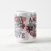 Gott segne Amerika Kaffeetasse (Mittel)