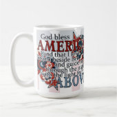 Gott segne Amerika Kaffeetasse (Links)