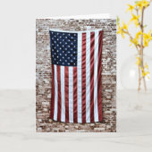 Gott segne Amerika Karte (Gelbe Blume)