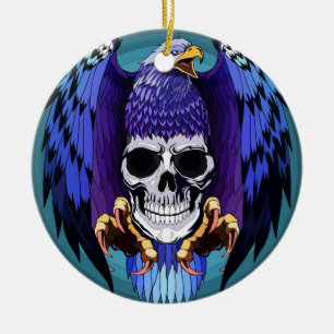 Gott segne Amerika Keramik Ornament