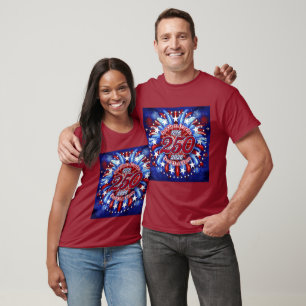 Gott segne Amerika Land, das ich liebe Grafik Feue T-Shirt