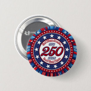 Gott segne Amerika Land, das ich liebe Rot Weiß Bl Button