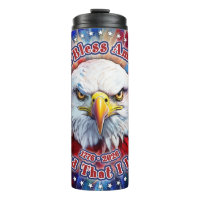 Gott segne Amerika Land, das ich liebe Roter Adler