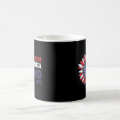Gott segne Amerika Land, dass ich Liebe USA Americ Kaffeetasse (Mittel)