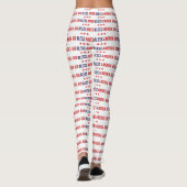 Gott segne Amerika Leggings (Rückseite)