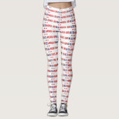 Gott segne Amerika Leggings (Vorderseite)