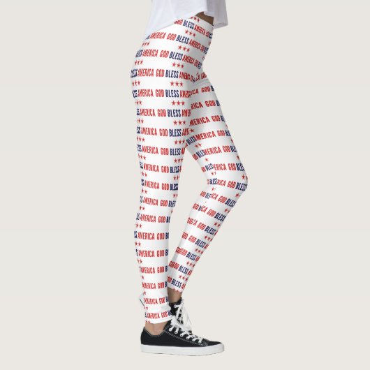 Gott segne Amerika Leggings (Rechts)
