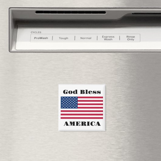 Gott segne Amerika Magnet (In Situ (Geschirrspüler))