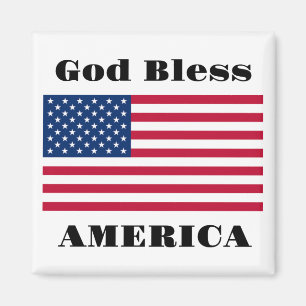 Gott segne Amerika Magnet