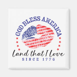 Gott segne Amerika - Magnet