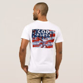 "Gott segne Amerika" - Maßgeschneidert T-Shirt (Schwarz voll)