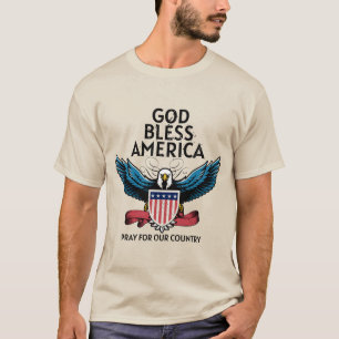 Gott segne Amerika Mens T - Shirt