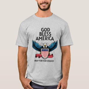 Gott segne Amerika Mens T - Shirt