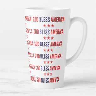 Gott segne Amerika Milchtasse