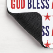 Gott segne Amerika Mousepad (Ecke)