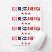 Gott segne Amerika Mousepad (Mit Mouse)