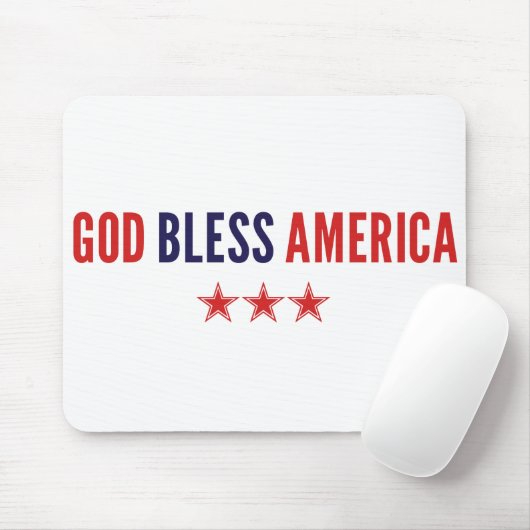 Gott segne Amerika Mousepad (Mit Mouse)