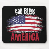 Gott segne Amerika Mousepad (Vorne)